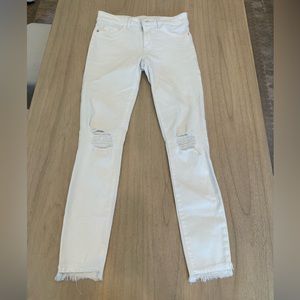 DL 1961 white jeans size 25